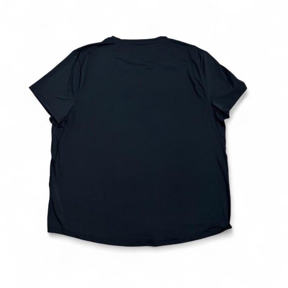 Nike One Dri-FIT Short Sleeve Crew Neck T-Shirt Black Women’s Large Athletic Top - Picture 4 of 5